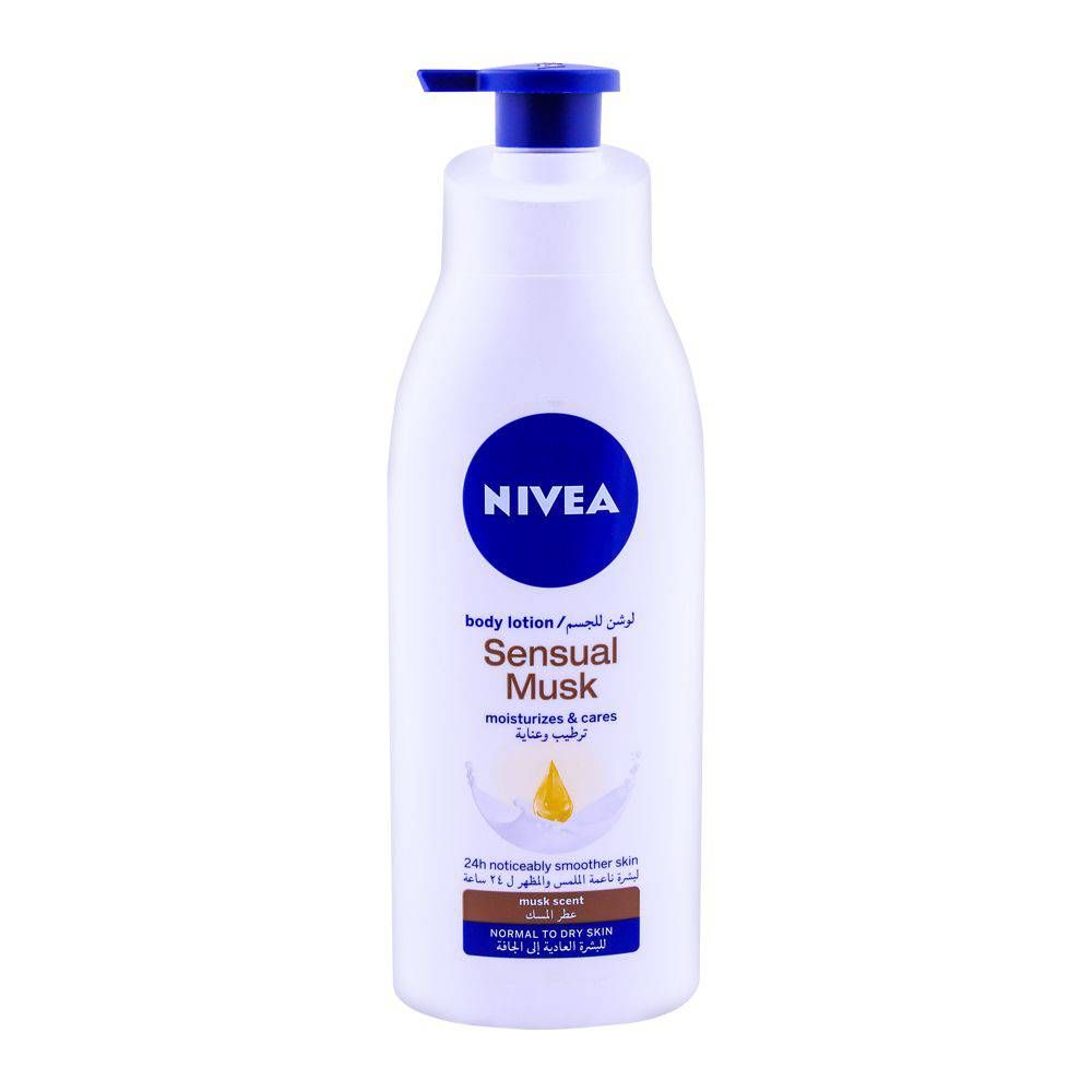 Nivea Sensual Musk Body Lotion, Normal To Dry Skin, 400ml