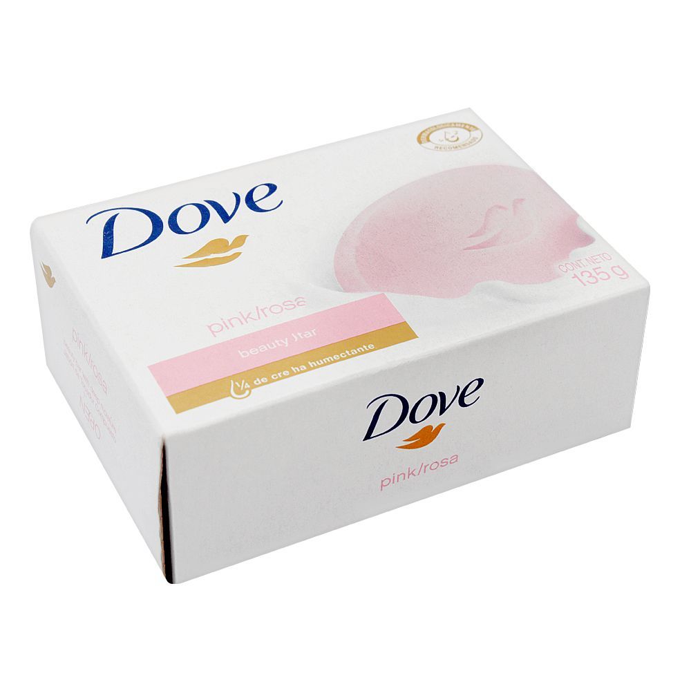 Dove Soap, Pink/Rose, 135g