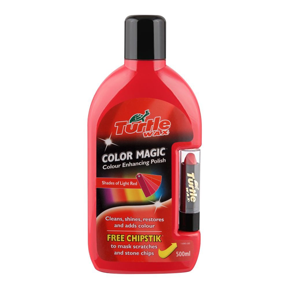 Turtle Wax Color Magic Color Enhancing Polish, Shades of Light Red, 500ml, Fg=G6906