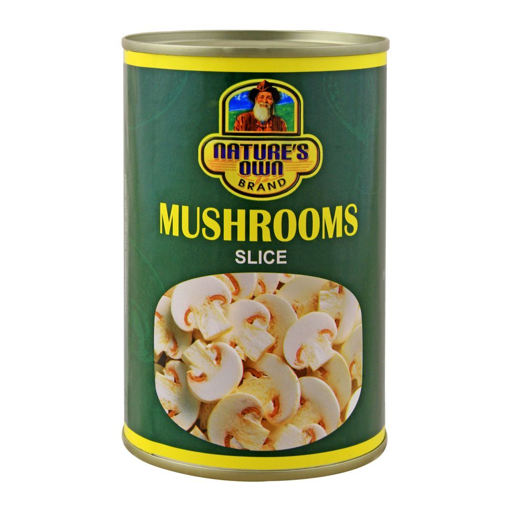 Nature's Own Brand Mushrooms Slice, Tin, 400g