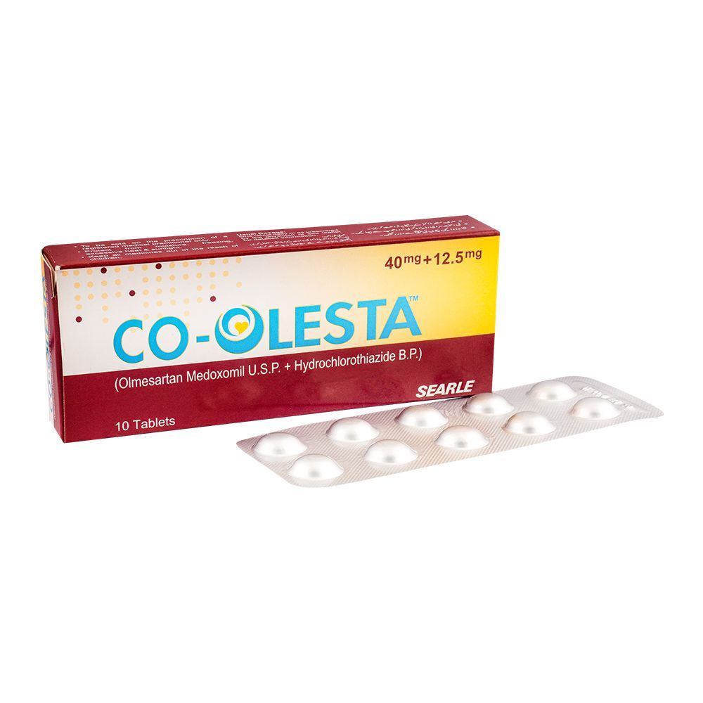 Searle Co-Olesta Tablet, 40mg/12.5mg, 10-Pack