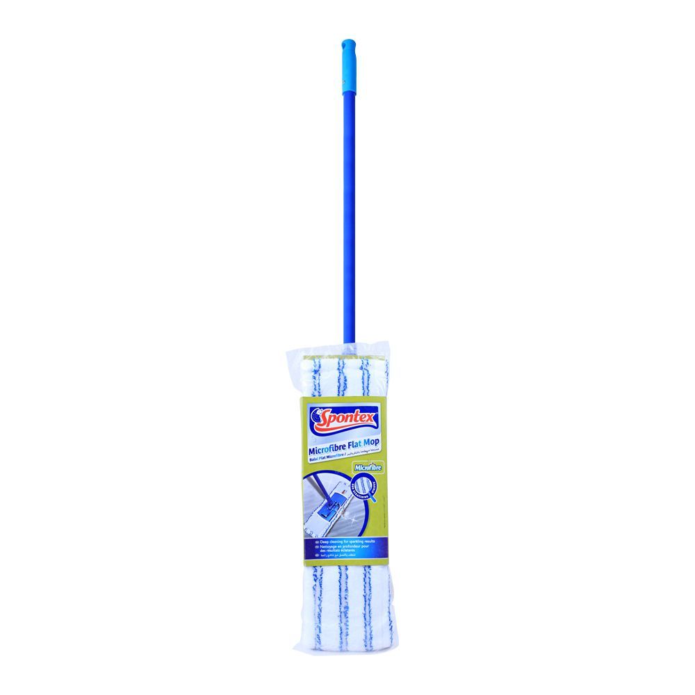 Spontex Microfibre Flat Mop