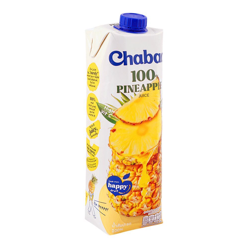 Chabaa 100% Pineapple Juice, 1 Liter