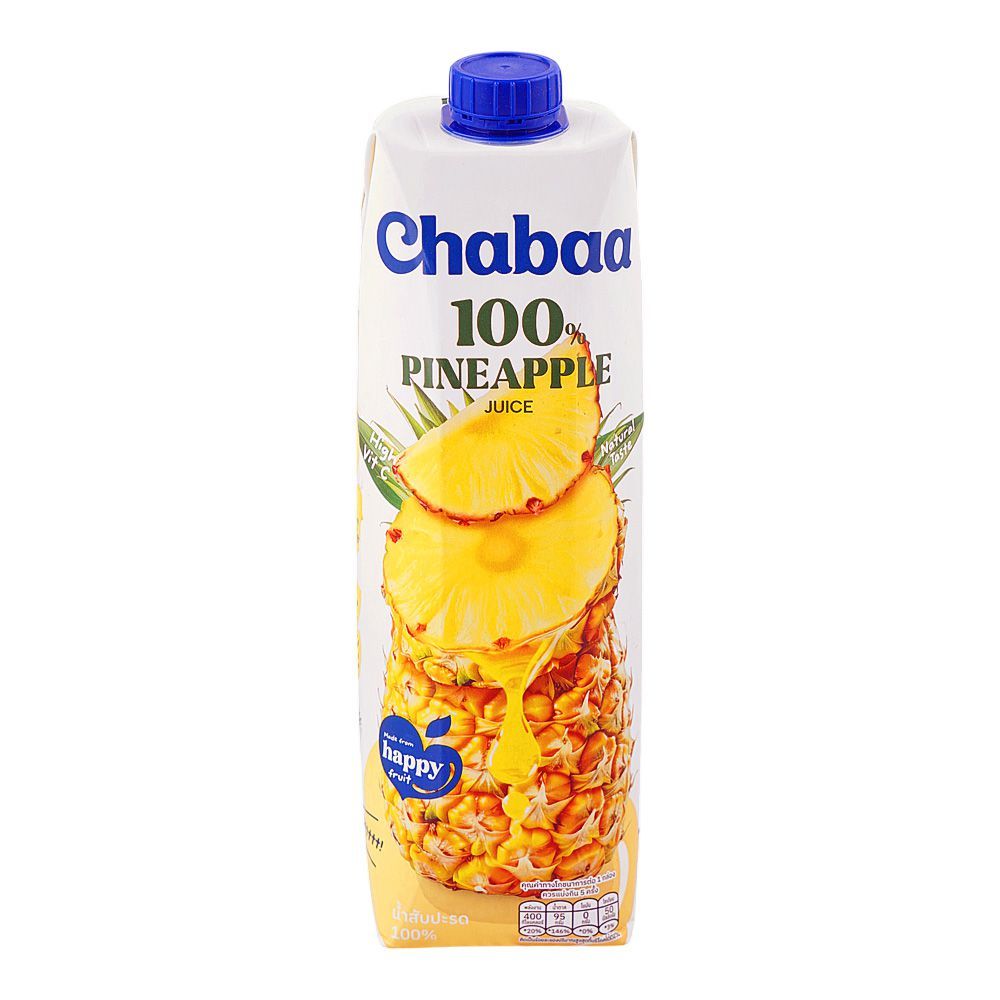 Chabaa 100% Pineapple Juice, 1 Liter