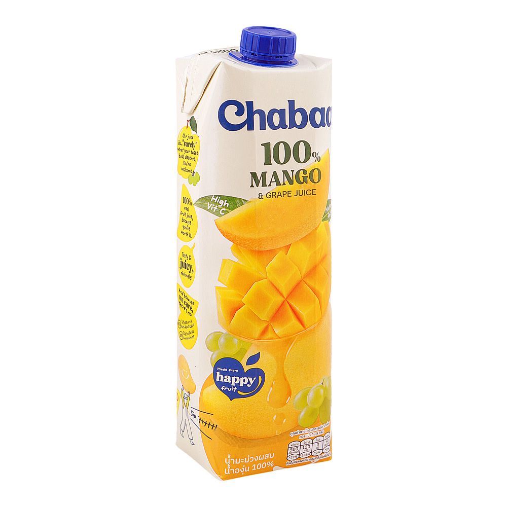 Chabaa 100% Mango & Grape Juice, 1 Liter