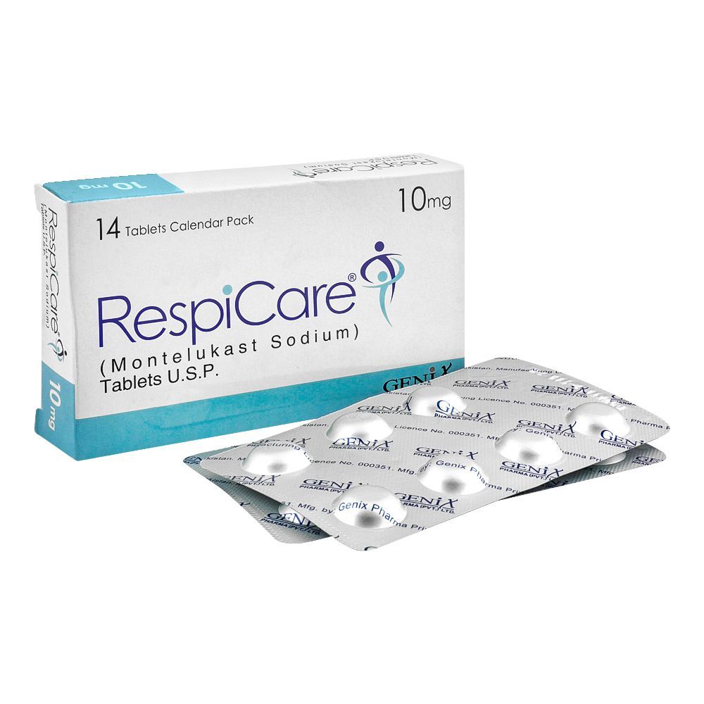 Genix Pharma Respicare Tablet, 10mg, 14-Pack