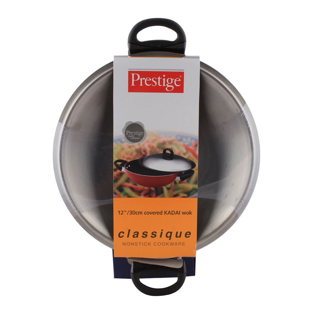 Prestige Classic Covered Kadai Wok 12 inches /30cm - 21500