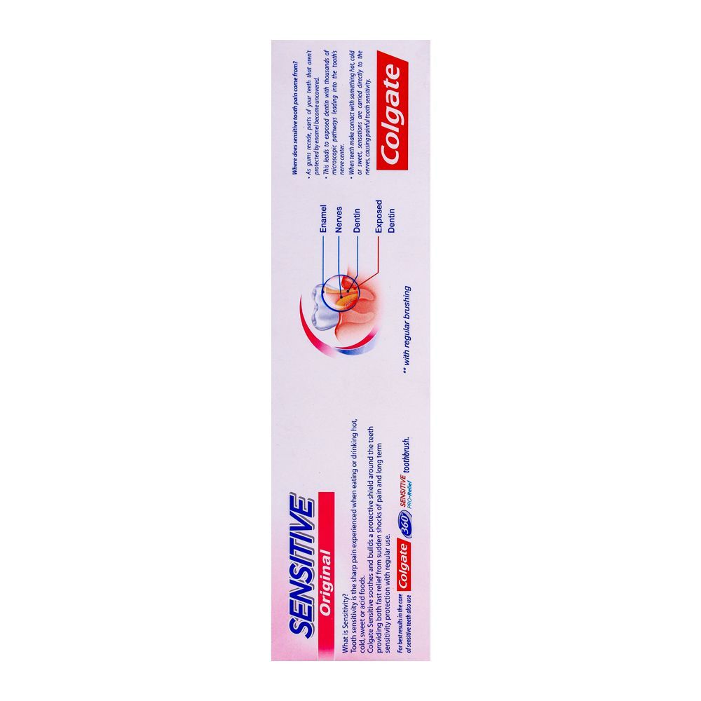 Buy Colgate Sensitive Original Toothpaste 150gm Online at Best Price in ...