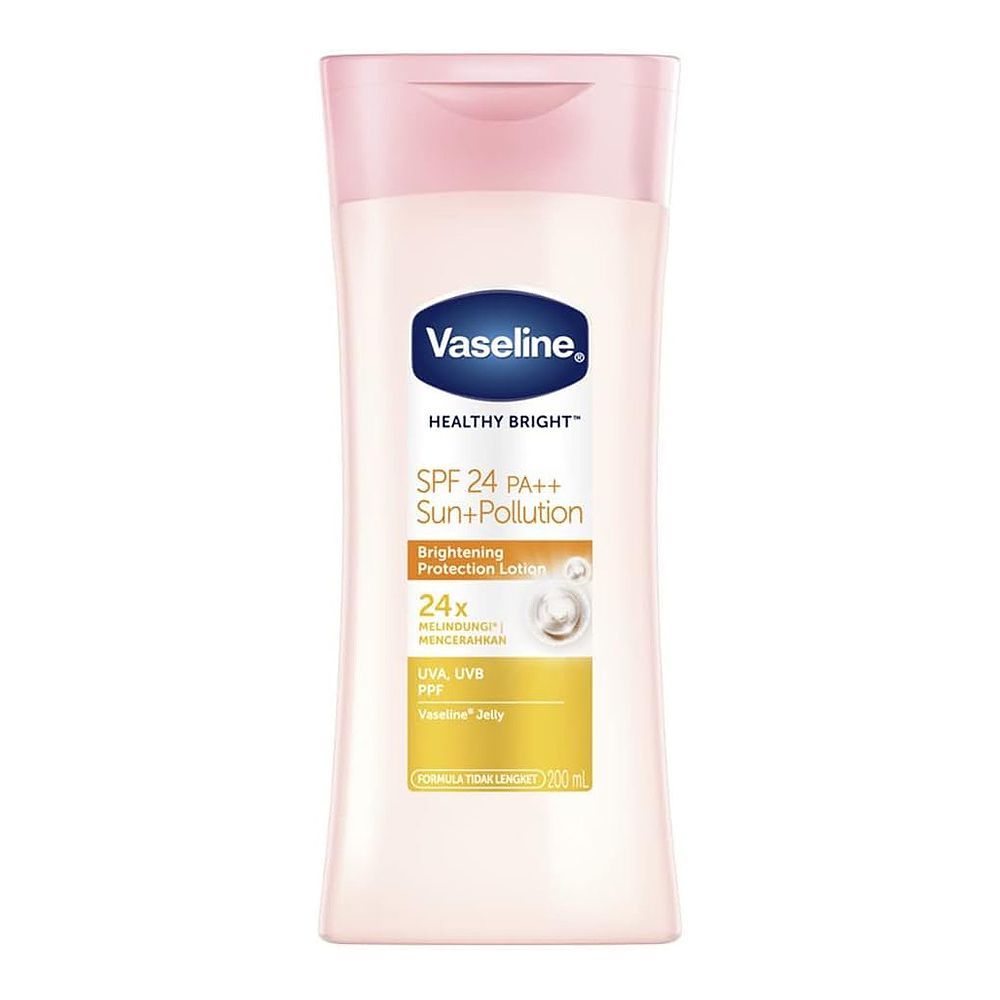 Vaseline Healthy Bright Sun+Pollution Protection Lotion With SPF-24 and PA++, 200ml