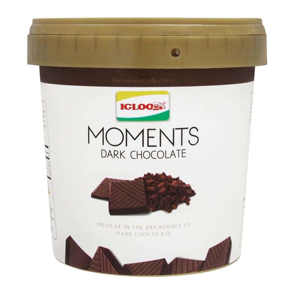 Igloo Moments Dark Chocolate Frozen Dessert, 1000ml