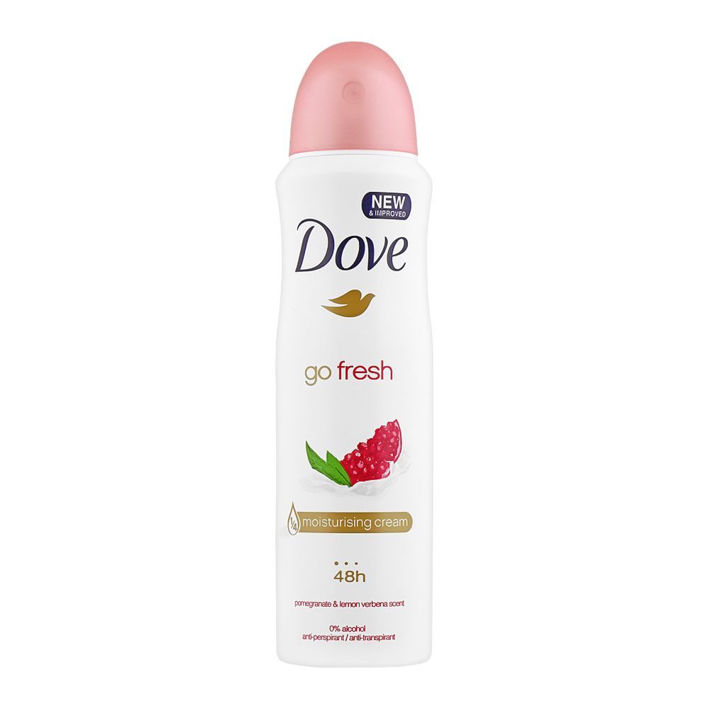 Dove Deo Fresh Granatapfel & Zitrone – Antitranspirant Deodorant, 150 Ml – 48h Frische & Pflege