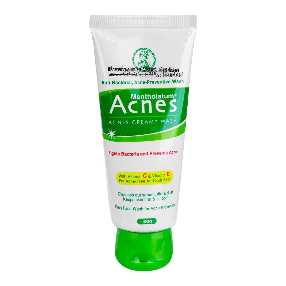 Acnes Creamy Wash, For Acne-Prone Skin, 50g