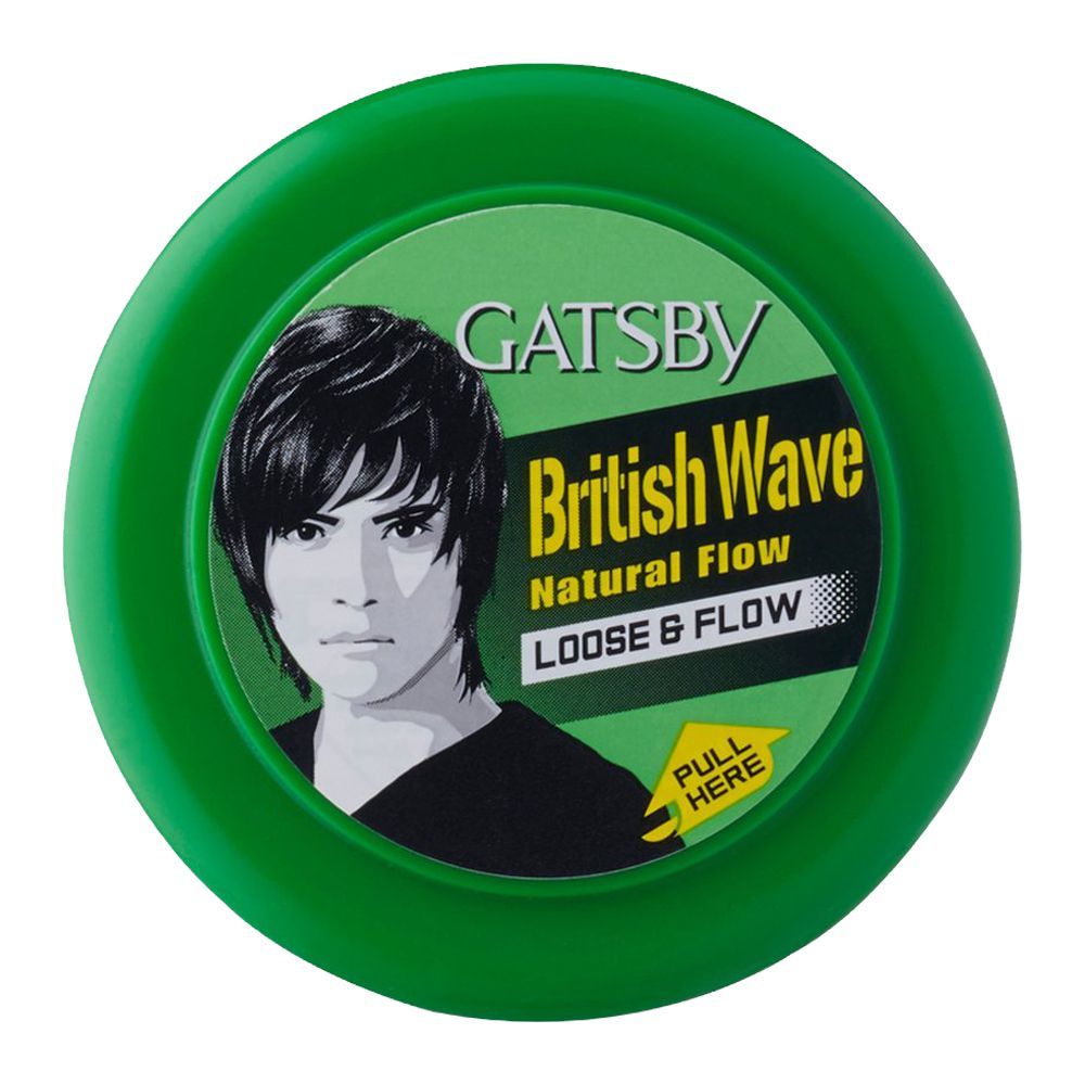 Gatsby British Wave Natural Flow Loose & Flow Styling Hair Wax, 75gm