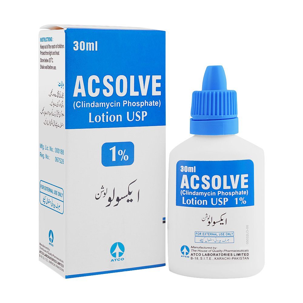 ATCO Laboratories Acsolve 1% Lotion, 30ml