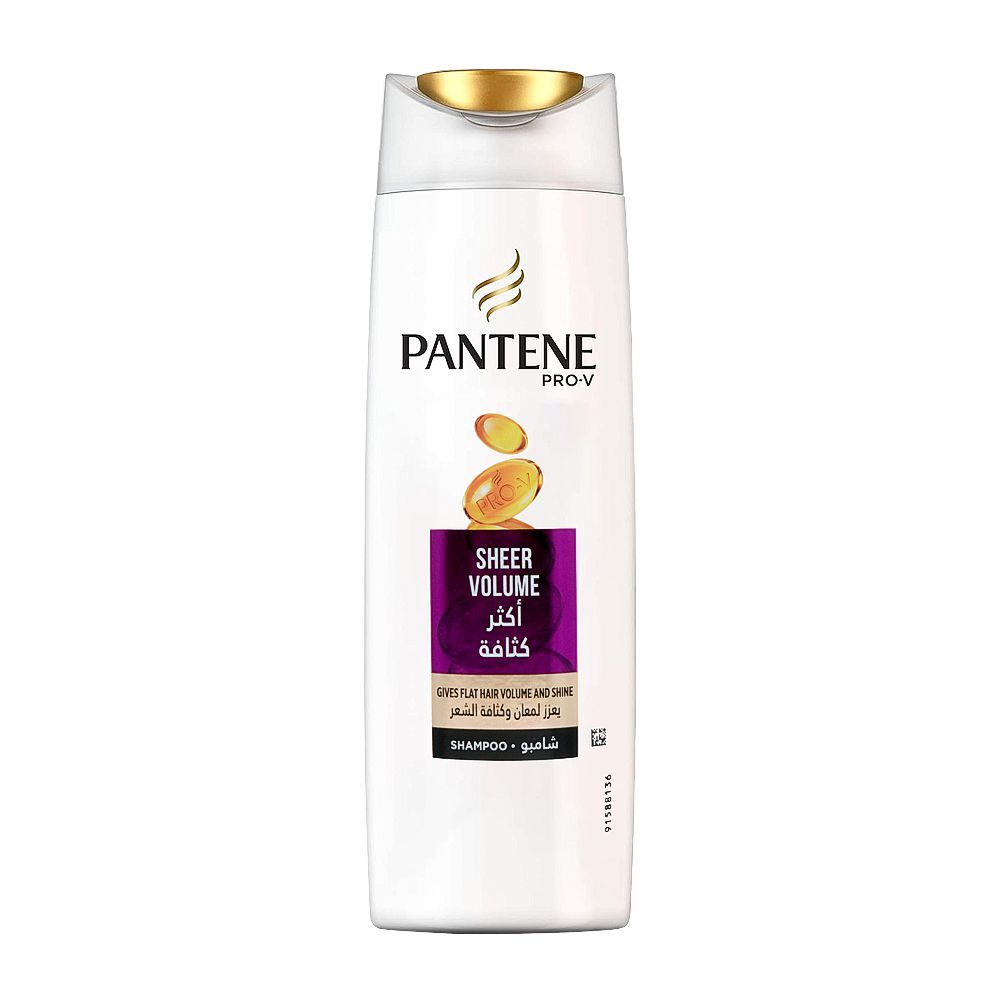 Pantene Pro-V Volumen & Körper Shampoo – Für Feines, Plattes Haar, 400 Ml – Gibt Leichte Fülle Und Glanz