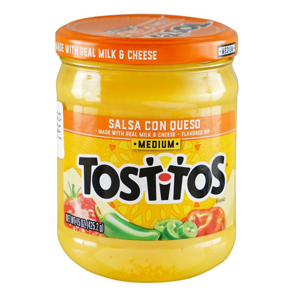 Tostitos Salsa Conqueso, Medium, 425.2g