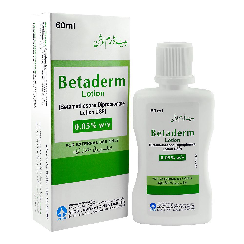 ATCO Laboratories Betaderm Lotion, 60ml