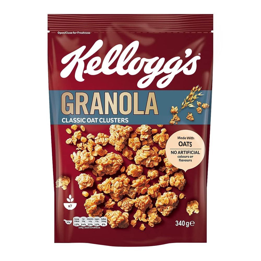 Kellogg's Granola, Classic Oat Clusters, 380g