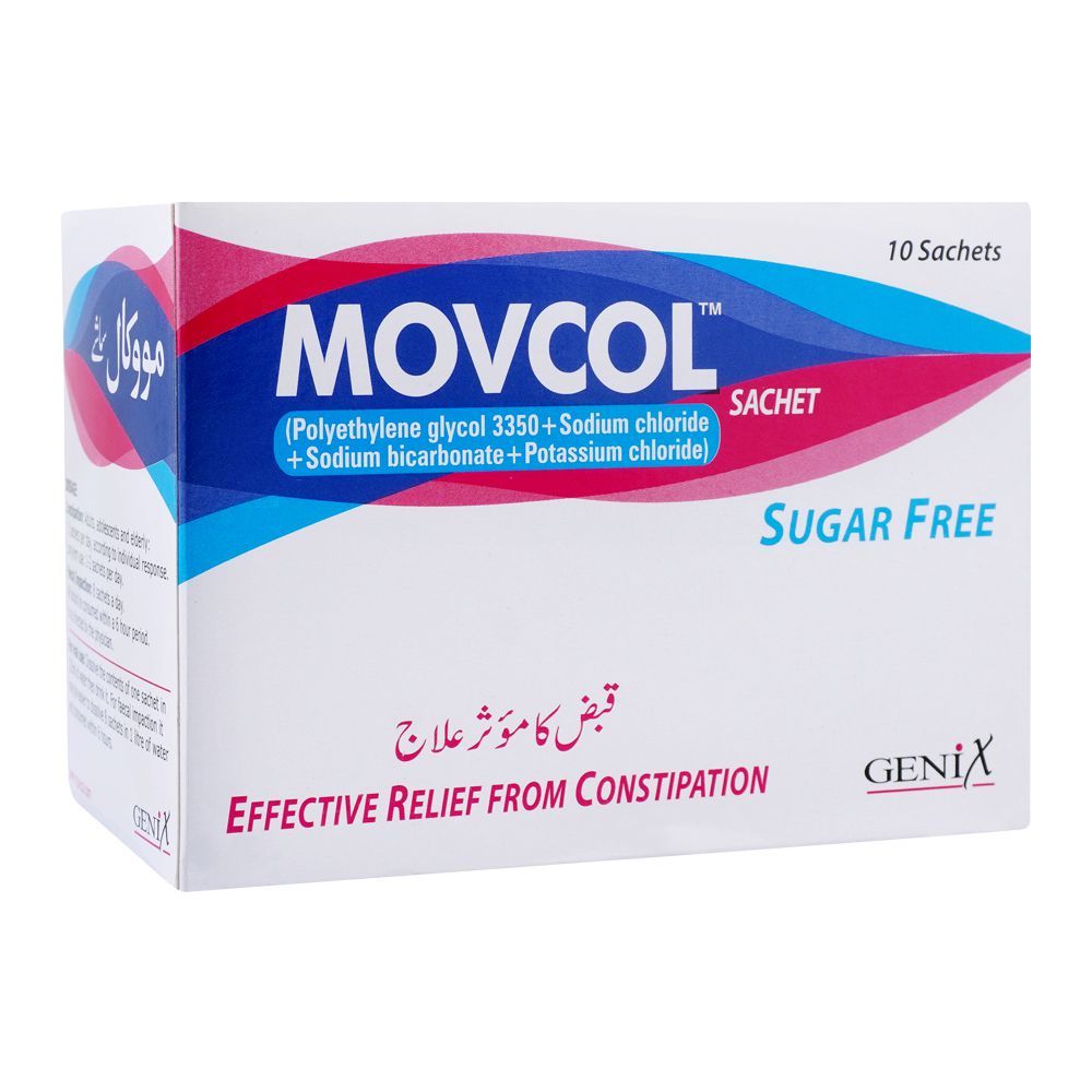 Genix Pharma Movcol Sugar-Free Sachet, 10-Pack