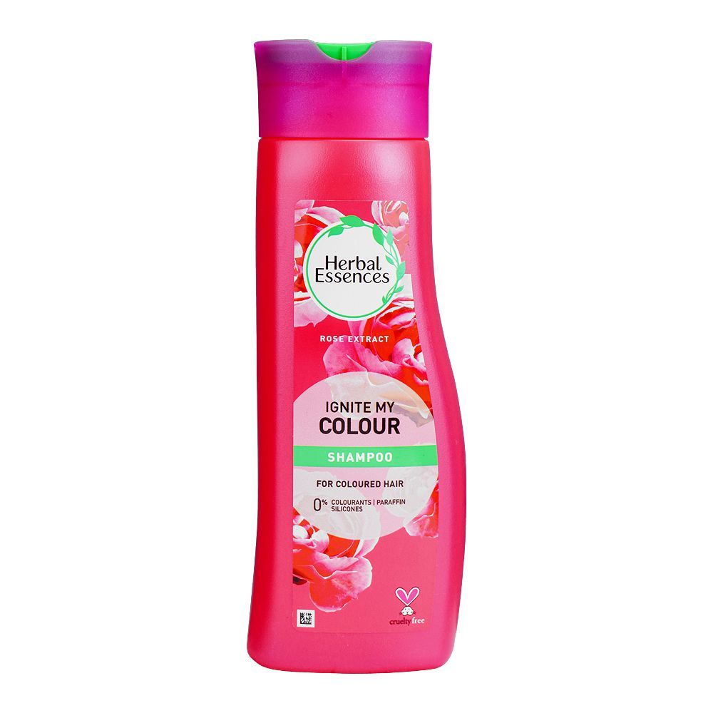 Herbal Essences Ignite My Colour Rose Extract Shampoo, 400ml