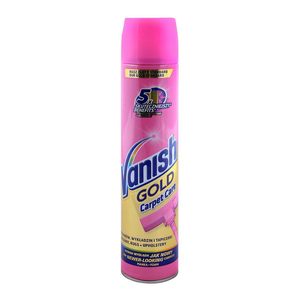 Vanish Gold Carpet Care Cleaner Foam 600ml