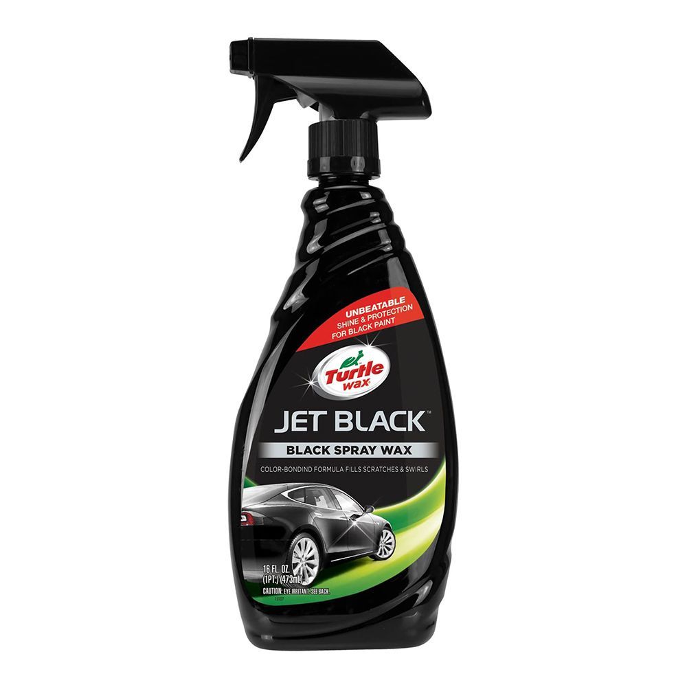 Turtle Wax Jet Black Spay Car Wax, 473ml, T-11