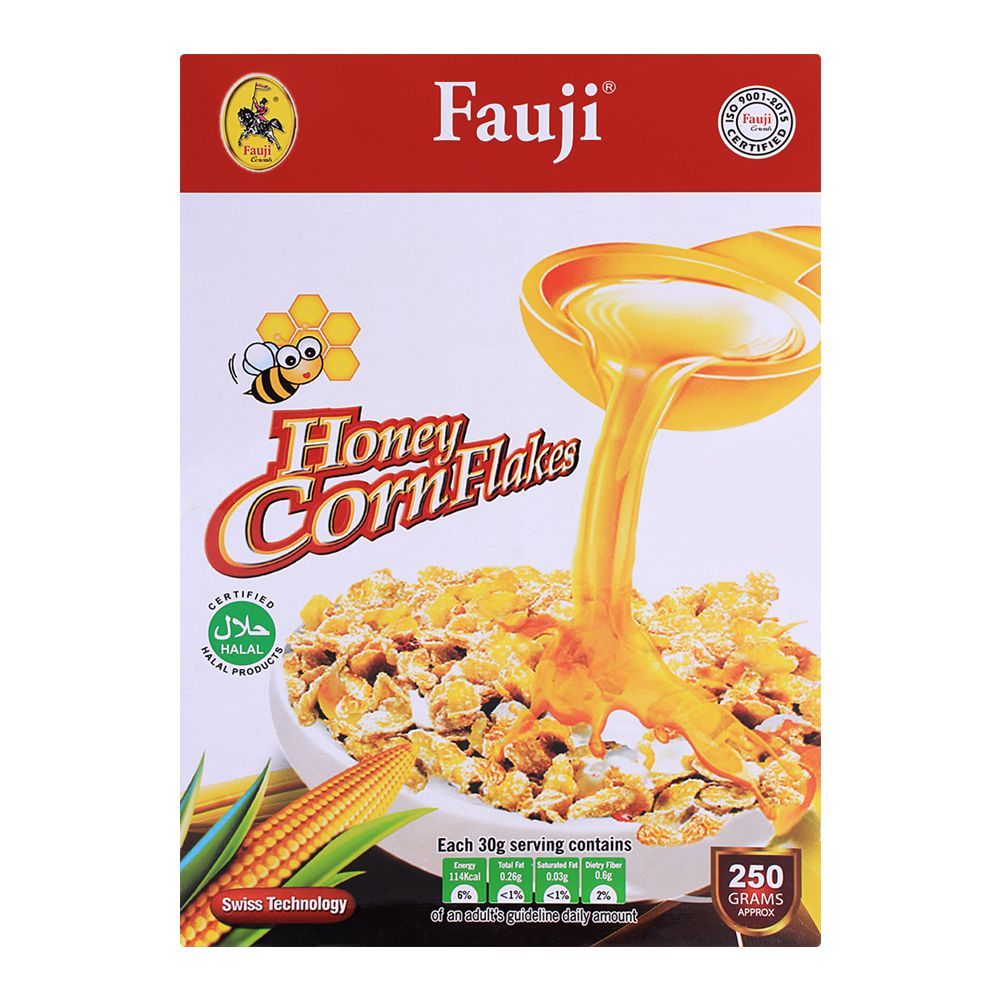 Fauji Honey Corn Flakes 250gm