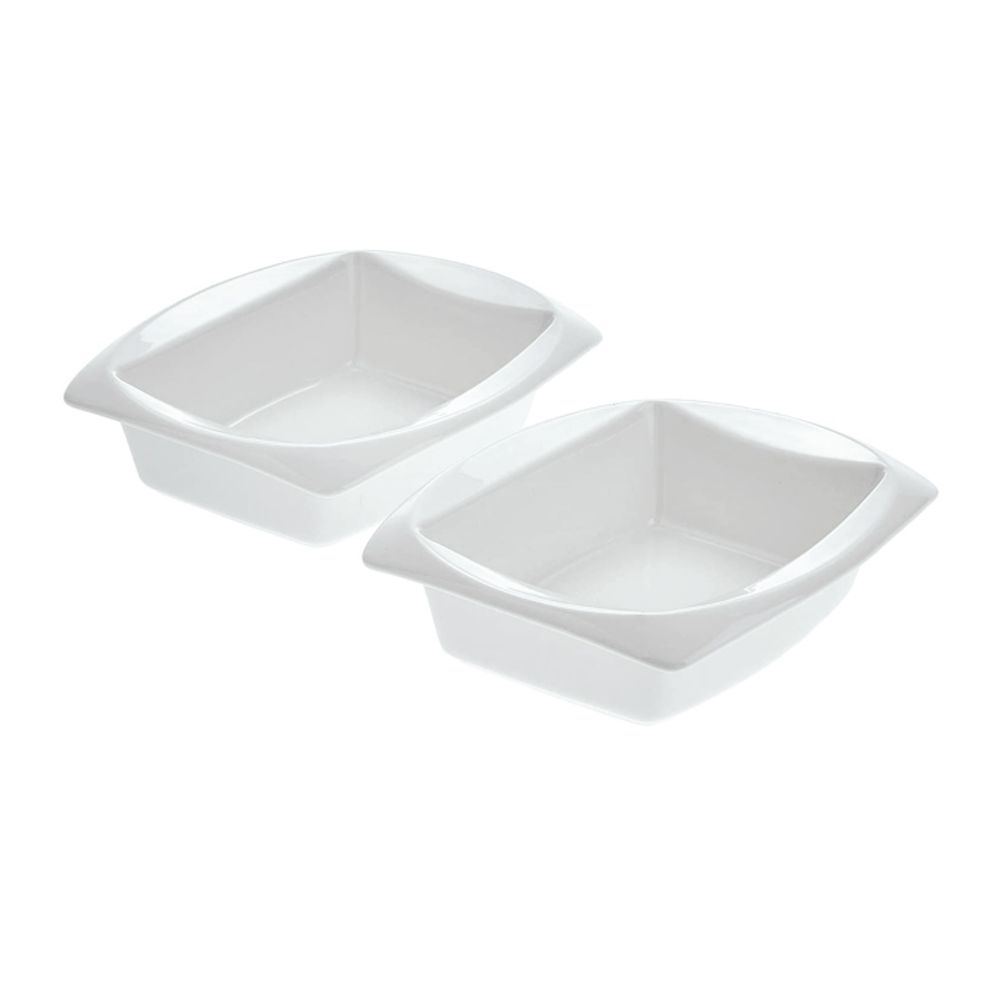 Symphony Rectangle Baker Set, 8.2 Inches, 2 Pieces, ES-3603