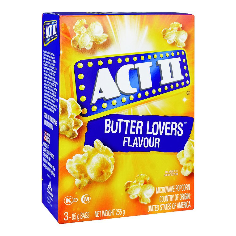 Act-ll Butter Lovers Popcorn, 255g