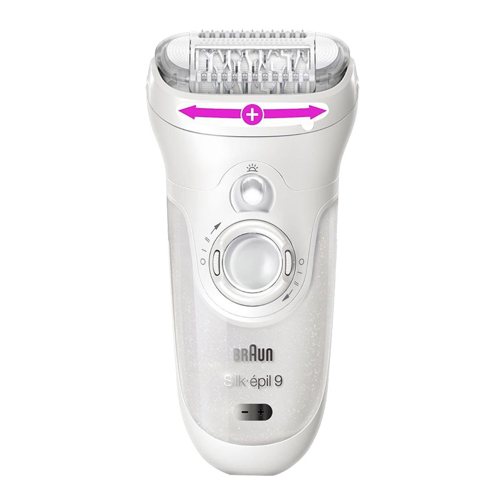 Braun Silk Epil 9 Wet & Dry Skin Spa Legs & Body 4-in-1 Epilator White - 9961V