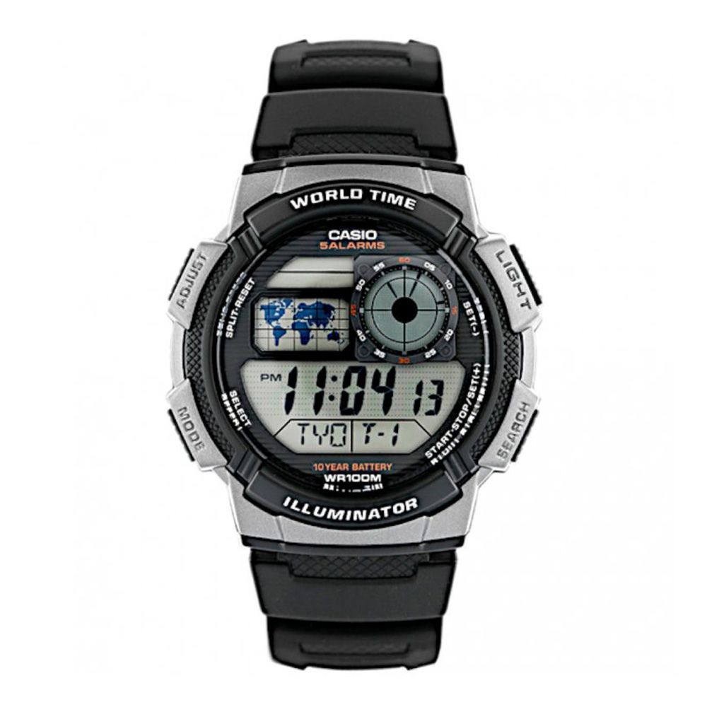 Purchase Casio Youth Series Illuminator Digital World Time, Resin