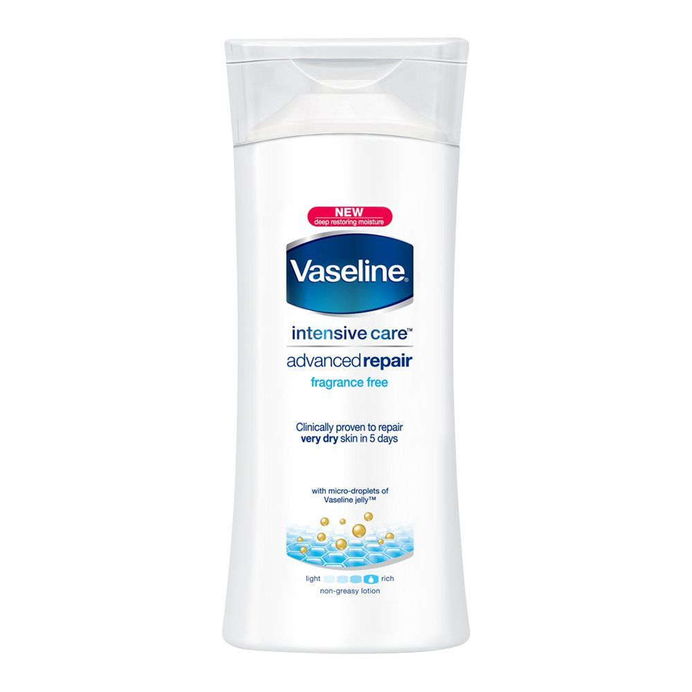 Vaseline Intensive Care Advanced Repair Fragrance Free Lotion 400ml (Imported)