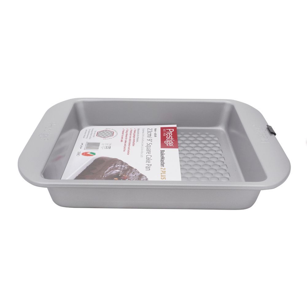 Prestige BakeMaster Square Cake Pan, 9 Inches, 57446