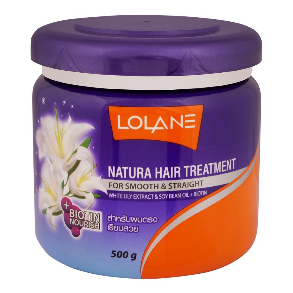 Lolane Natura Lily Extract + Biotin Hair Treatment, 500g