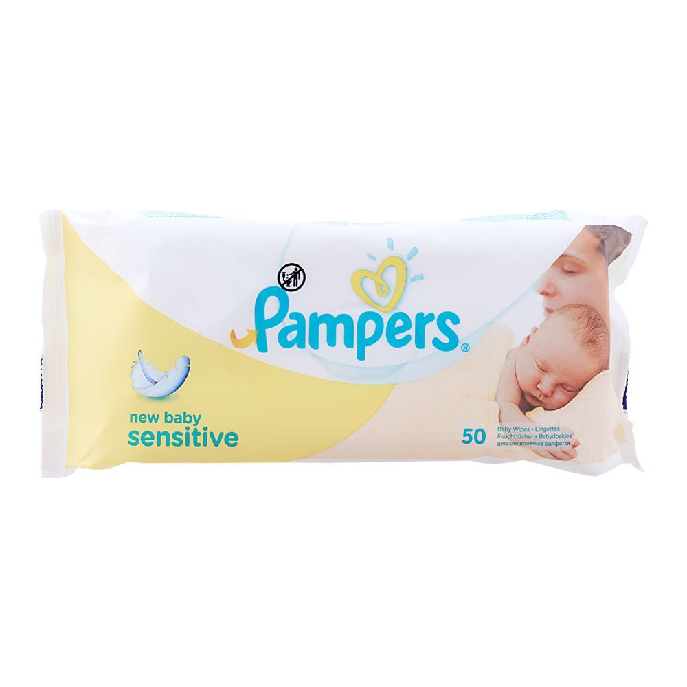 Purchase Pampers New Baby Sensitive Wipes, 50-Pack Online at Best