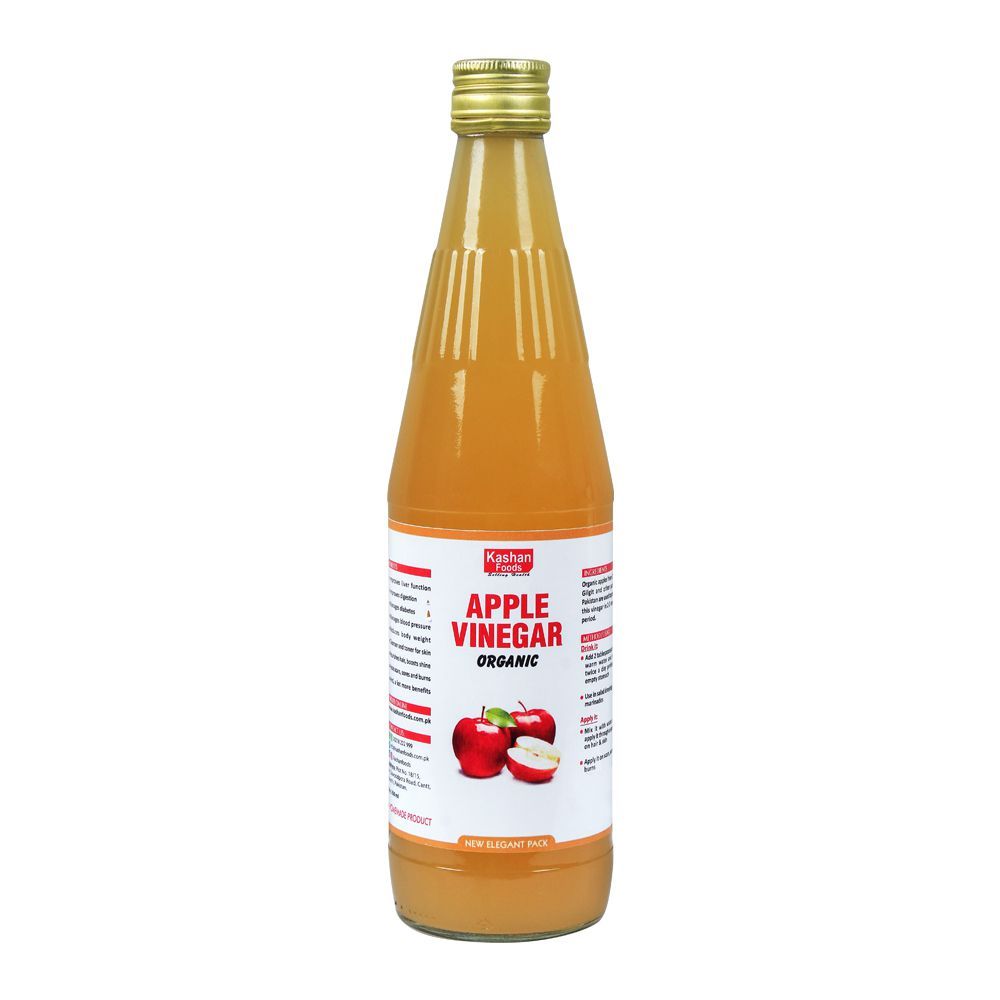 Kashan Foods Organic Apple Vinegar, 700ml