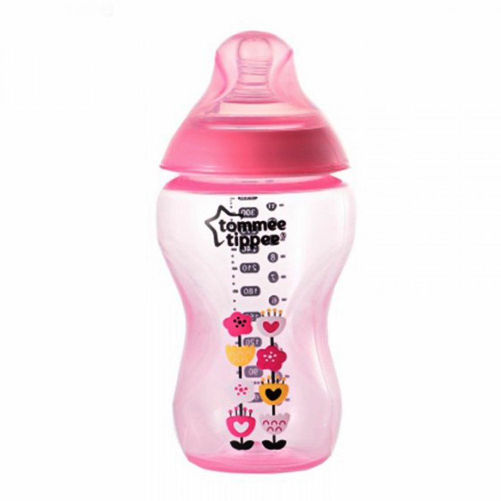 Purchase Tommee Tippee 3m+ Decorated Feeding Bottle (Pink) 340ml