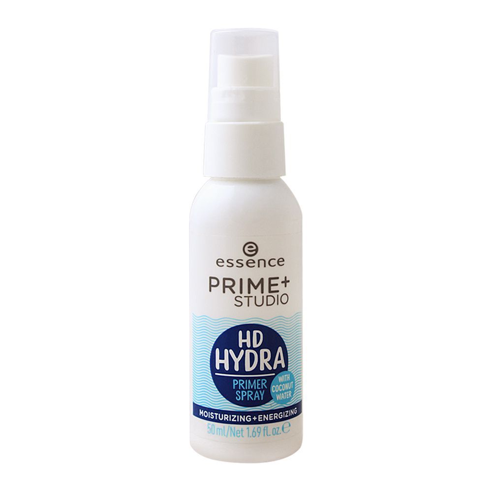 Essence Prime + Studio HD Hydra Primer Spray, With Coconut Water, Moisturizing + Energizing