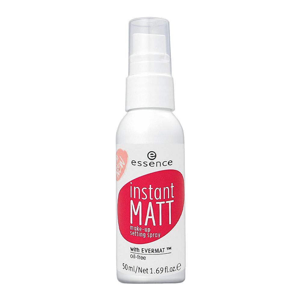 Essence Instant Matt Make-up Setting Spray, Oil Free