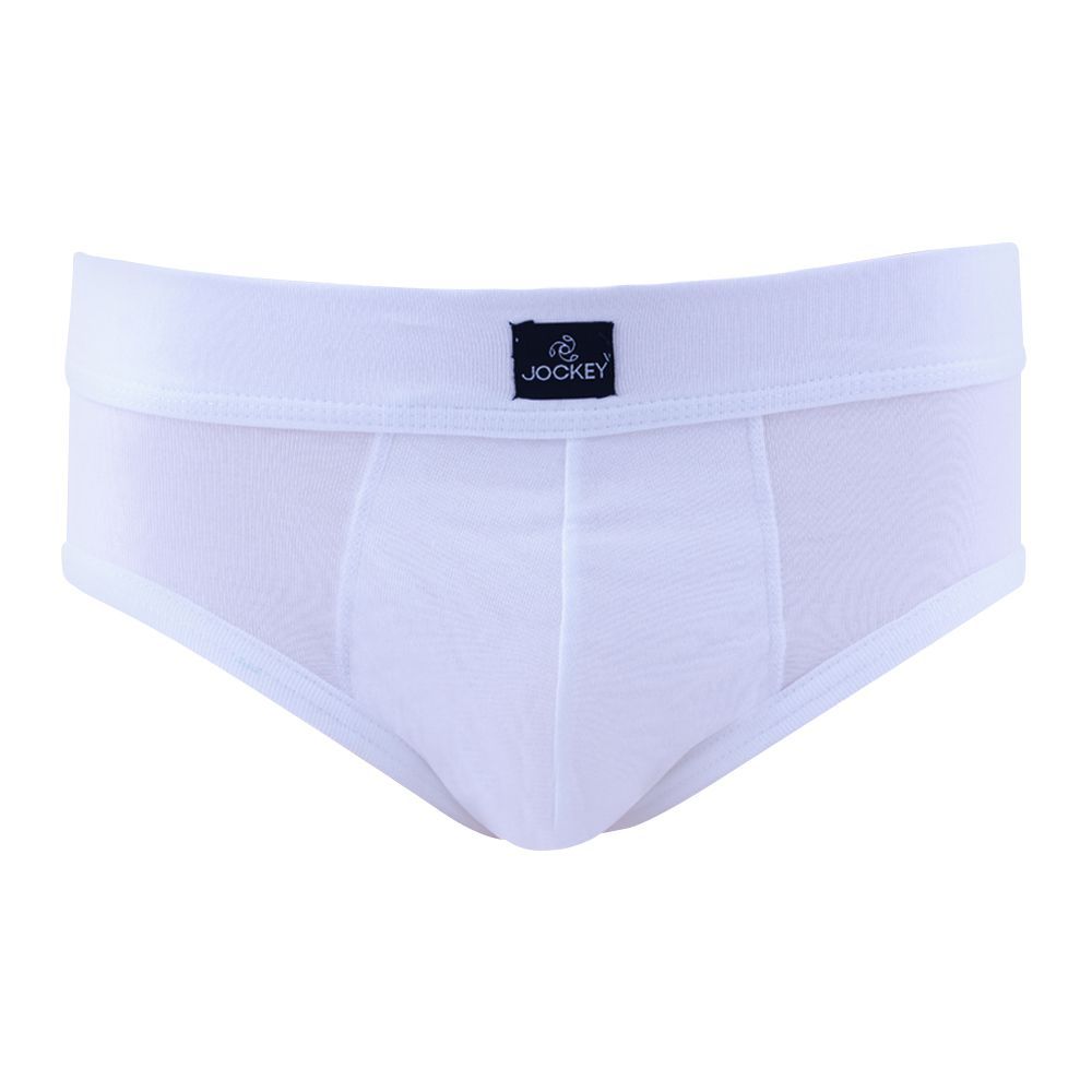 Jockey Midrise No-Fly Brief, White - FJ1103