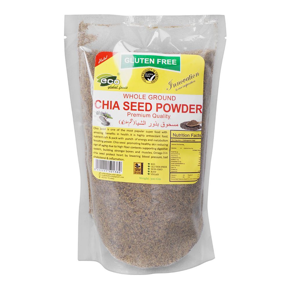 Purchase Eco Global Foods Chia Seed Powder, 300g Online at Special ...