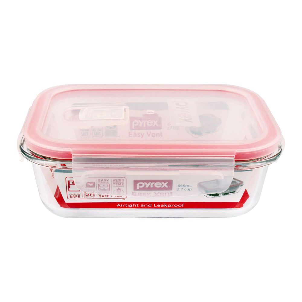 Order Pyrex Rectangular Bowl, 655ml+Lid PX-EV655RC-WHR Online at Best ...