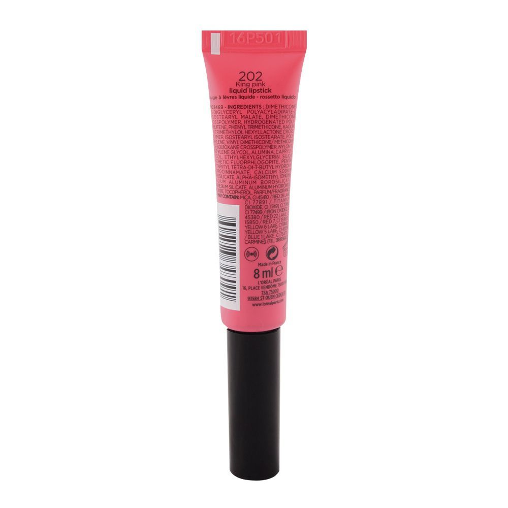 Order L'Oreal Paris Lip Paint Matte Liquid Lipstick, 202 King Pink ...