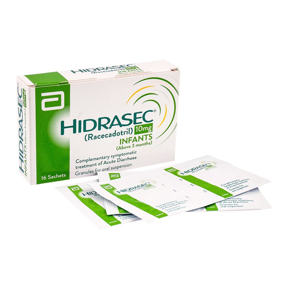 Abbott Hidrasec Infants Sachet, 10mg, 16-Pack