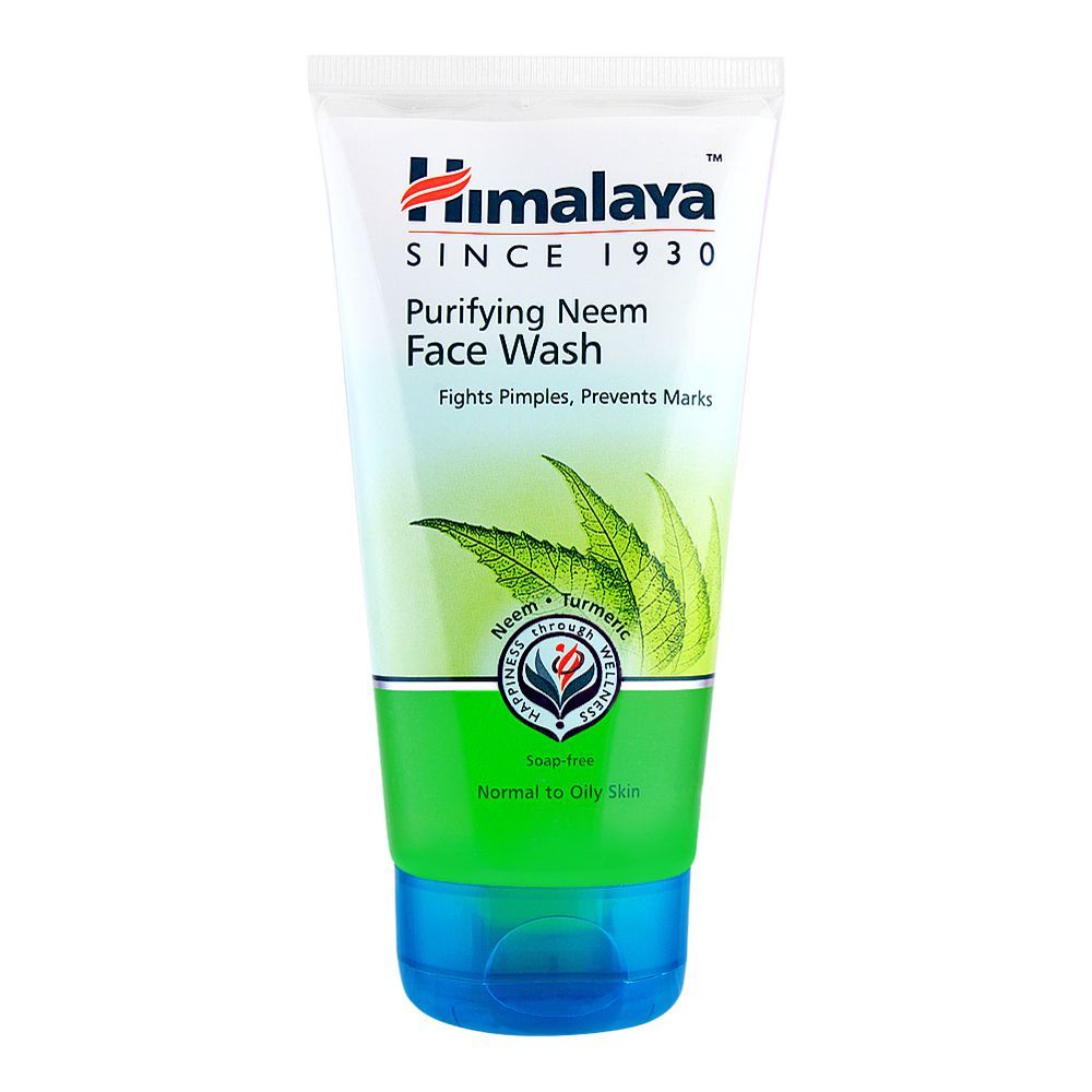 Himalaya Purifying Neem Face Wash, Soap Free, Normal To Oily Skin, 150ml