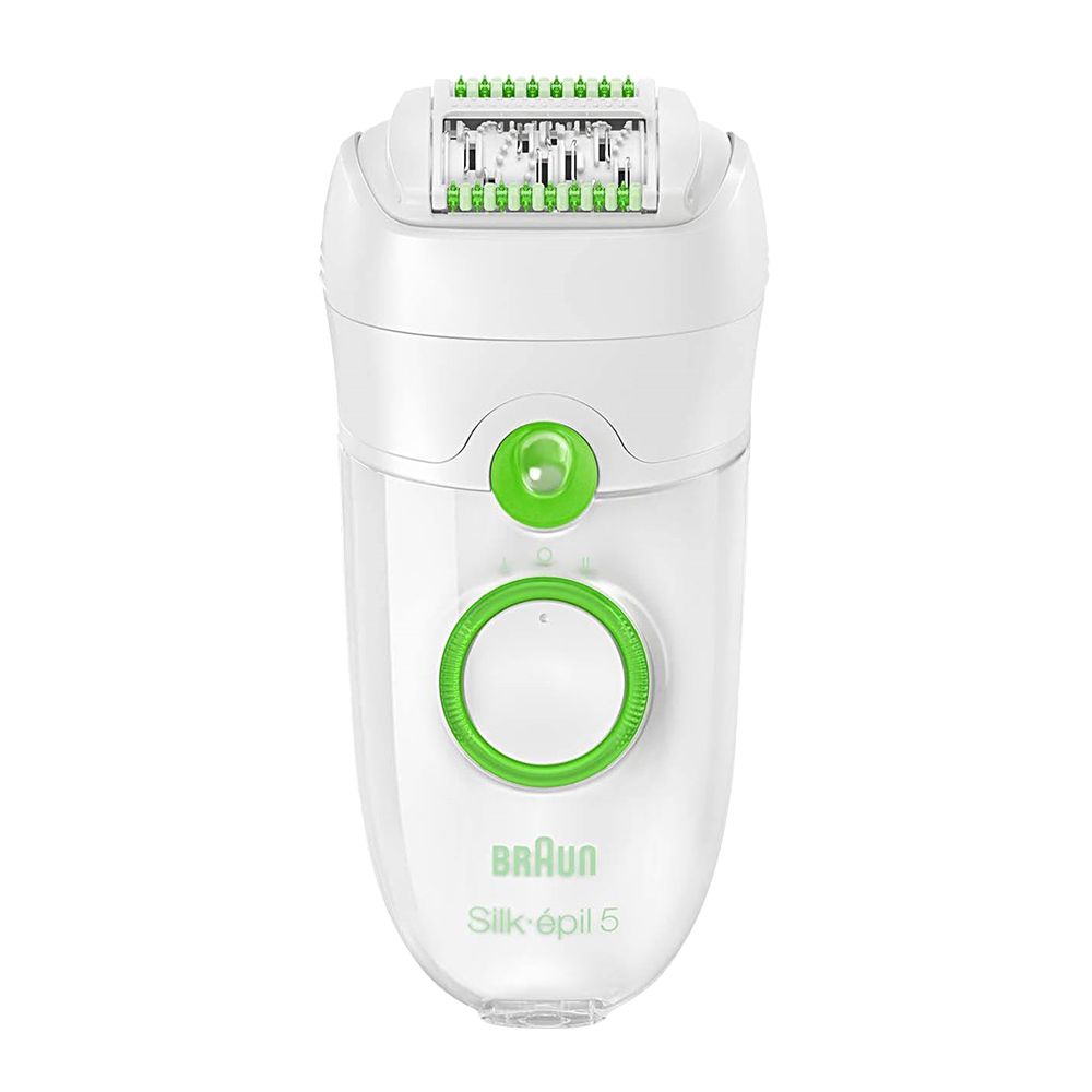 Braun Silk Epil 5 Legs, Body & Face Epilator White/Green - 5580