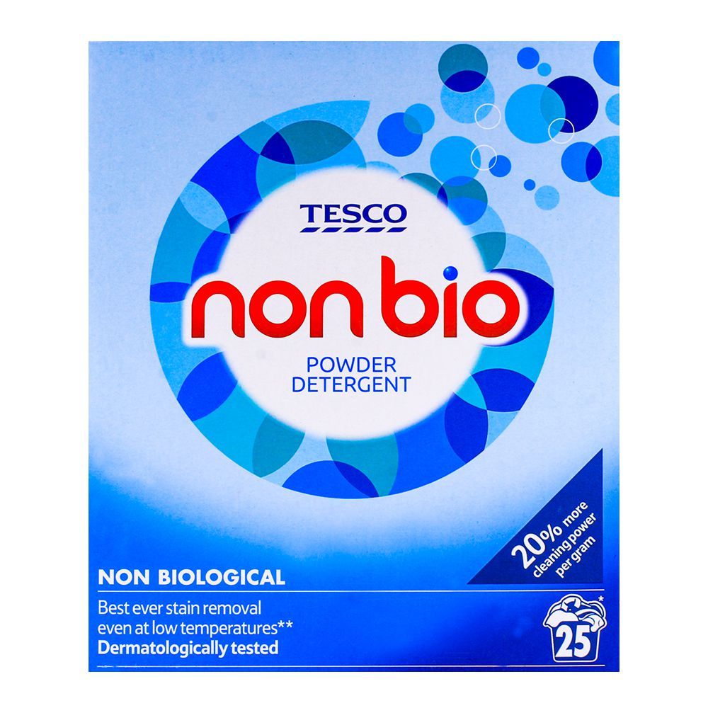 Purchase Tesco Non Biological 25 Wash Powder Detergent KG