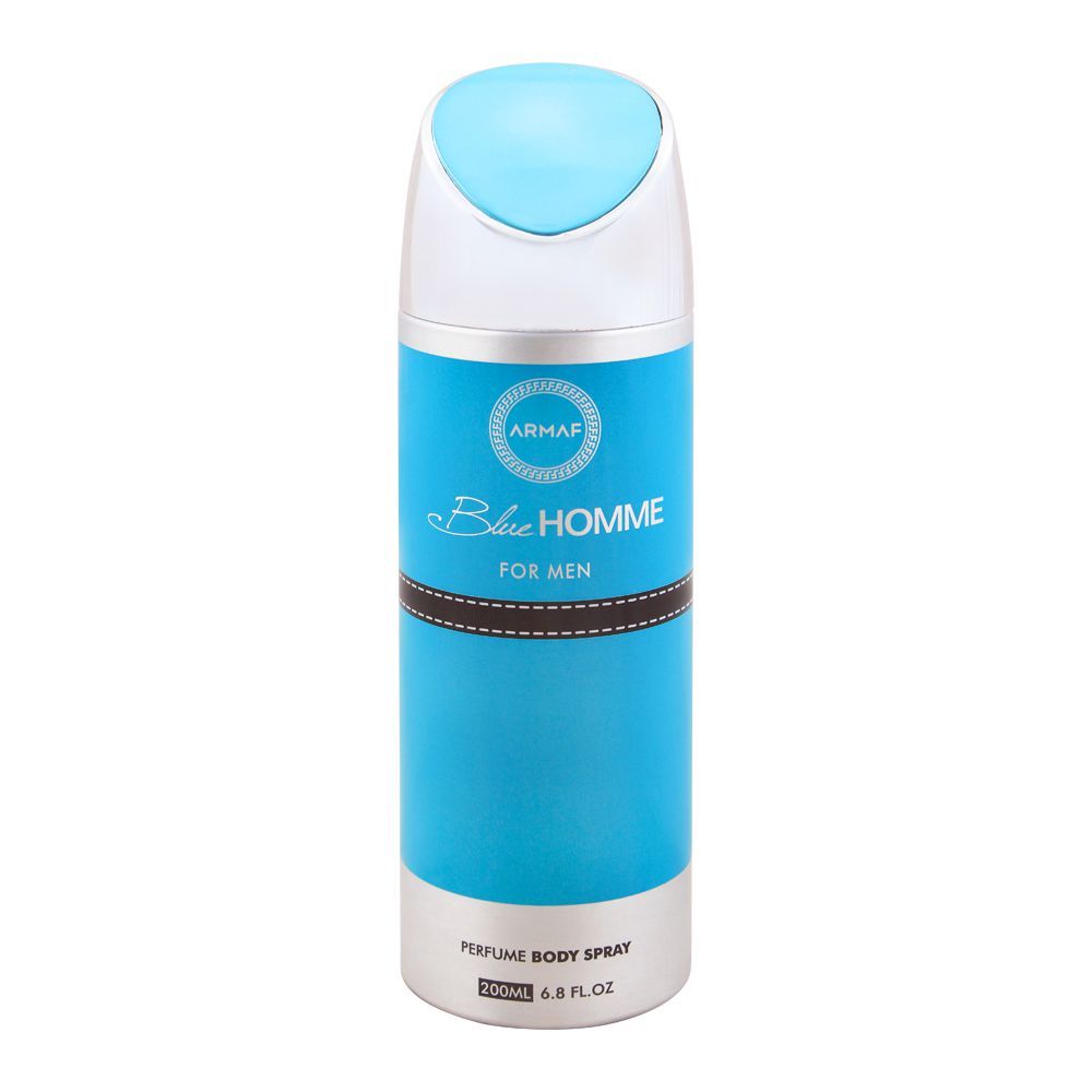 Order Armaf Blue Homme For Men Deodorant Body Spray, 200ml Online