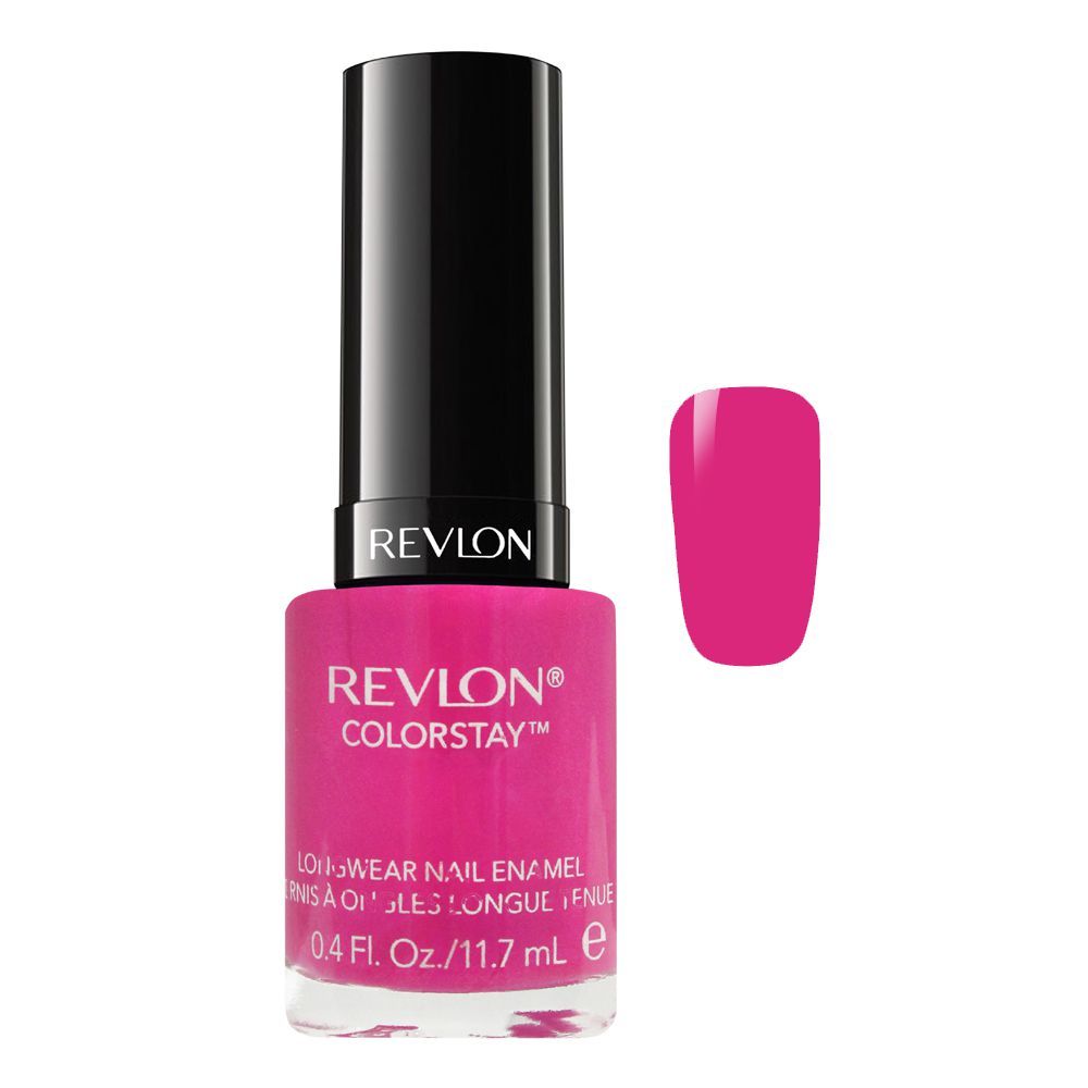 Revlon ColorStay Nagellack Nr. 070 Wild Strawberry - Gel-Effekt, Bis Zu 11 Tage Haltbar, 11,7 Ml