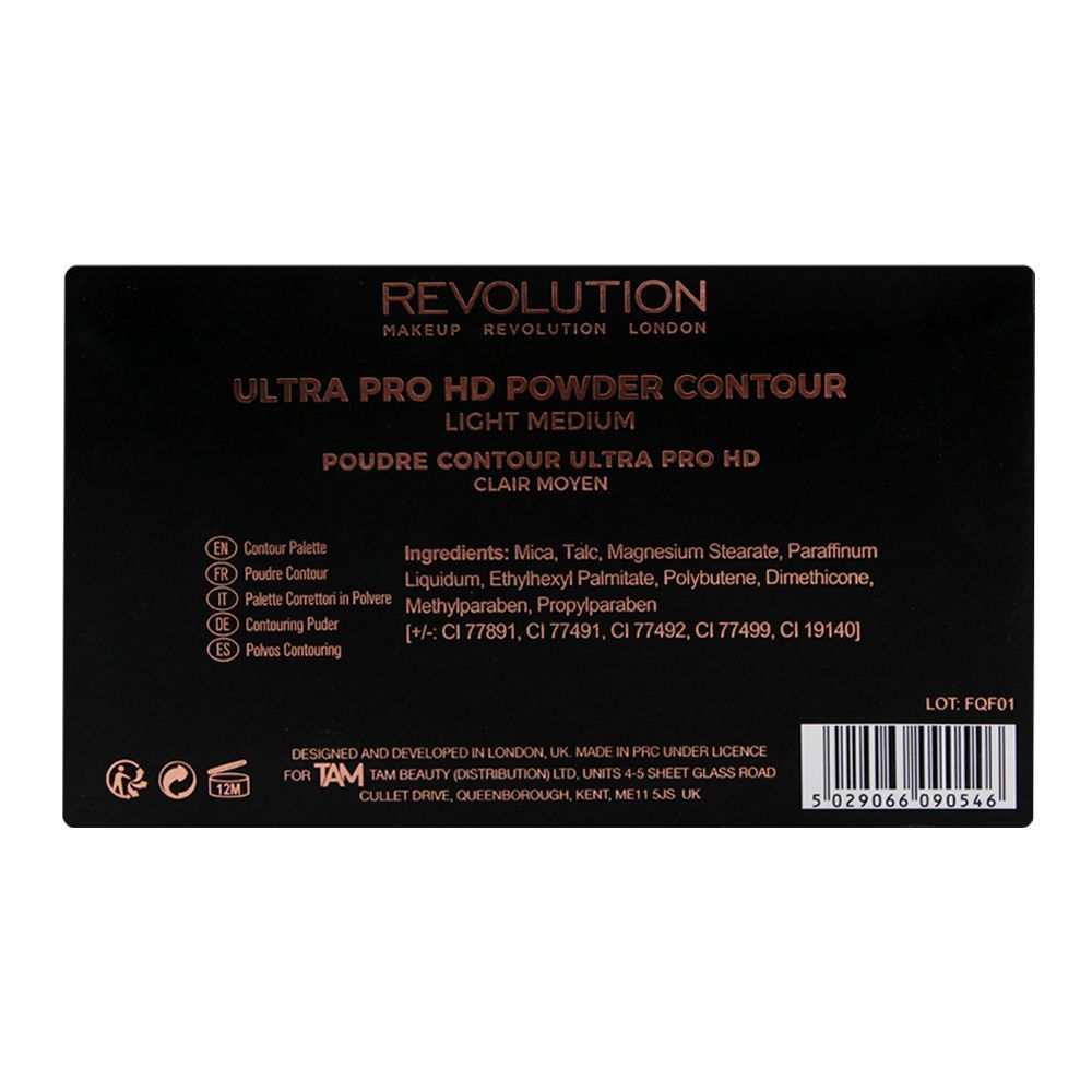 Palette De Contouring (bronzeur) Makeup Revolution Ultra Pro HD - Neuve - Effet Mat